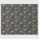 Search for creepy christmas wrapping paper Santa