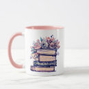 Search for book lover mugs Stack of books