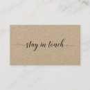 Search for keep in touch business cards Elegant