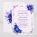 Search for purple orchid invitations Blue