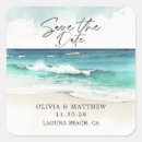 Search for beach save the date stickers Watercolor