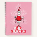 Search for dr seuss notebooks Grinch stole christmas book