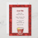 Search for beverages 5x7 invitations Glass