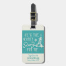 Search for couples luggage tags Newlyweds