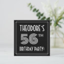 Search for 56th birthday invitations Elegant