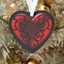 Search for filigree christmas tree decorations Red