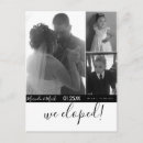 Search for typography collage postcards Elopement