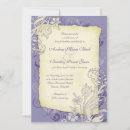 Search for purple and ivory wedding invitations Lavender