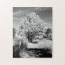 Search for black and white tree puzzles Trees