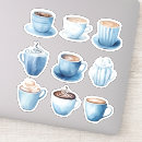 Search for big cup stickers Watercolor