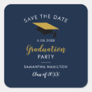 Search for blue save the date stickers Typography