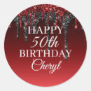 Search for burgundy glitter stickers Birthday