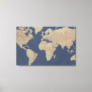 Search for world map canvas prints Vintage