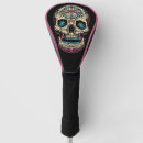 Search for sugar skull golf head covers Gothic