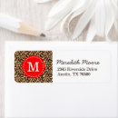Search for cheetah return address labels Girly