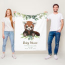 Search for red panda blankets Floral