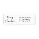Search for envelope wrap return address labels Simple