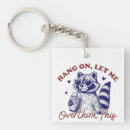 Search for cute raccoon key rings Funny
