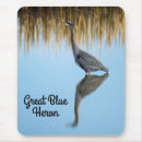 Search for blue heron mouse mats Ardea herodias