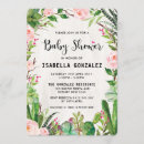 Search for fiesta cactus baby shower invitations Pink floral