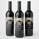 Search for 50th anniversary wine labels Elegant