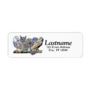 Search for with owl return address labels Colourful