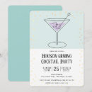 Search for blue cocktail party invitations Gold