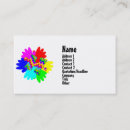 Search for puzzle pieces business cards Autism