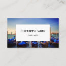 Search for venice business cards Gondola