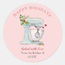 Search for cute baker stickers Baked with love