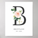 Search for floral monogram letter b Watercolor