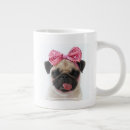 Search for pug bow mugs Dog