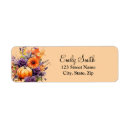 Search for fall bridal shower return address labels Orange