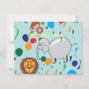 Search for circus 4x5 invitations Elephant