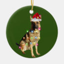 Search for german shepherd christmas decor Efl