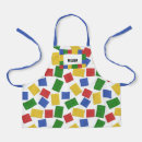 Search for color block aprons For kids