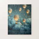 Search for hot air balloon puzzles Vintage