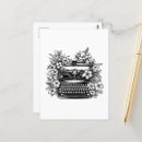 Search for typewriter postcards Black and white