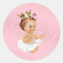 Search for baby shower pink princess stickers Pink and gold