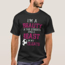 Search for beauty and the beast tshirts Soccer