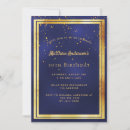 Search for for him 30th birthday invitations Gold