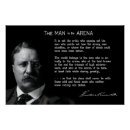 Search for the man in the arena posters Motivation