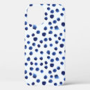 Search for navy blue polka dots iphone cases Watercolor