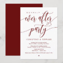 Search for burgundy invitations Elopement