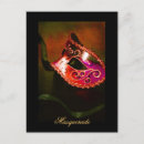 Search for masquerade masks postcards Red