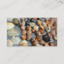 Search for shells business cards Golden