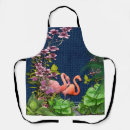 Search for pink flamingos aprons Green
