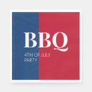 Search for 4th of july napkins Red white and blue