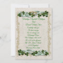 Search for elegant st patricks day invitations Shamrocks