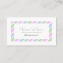 Search for colour consultant business cards Pastel